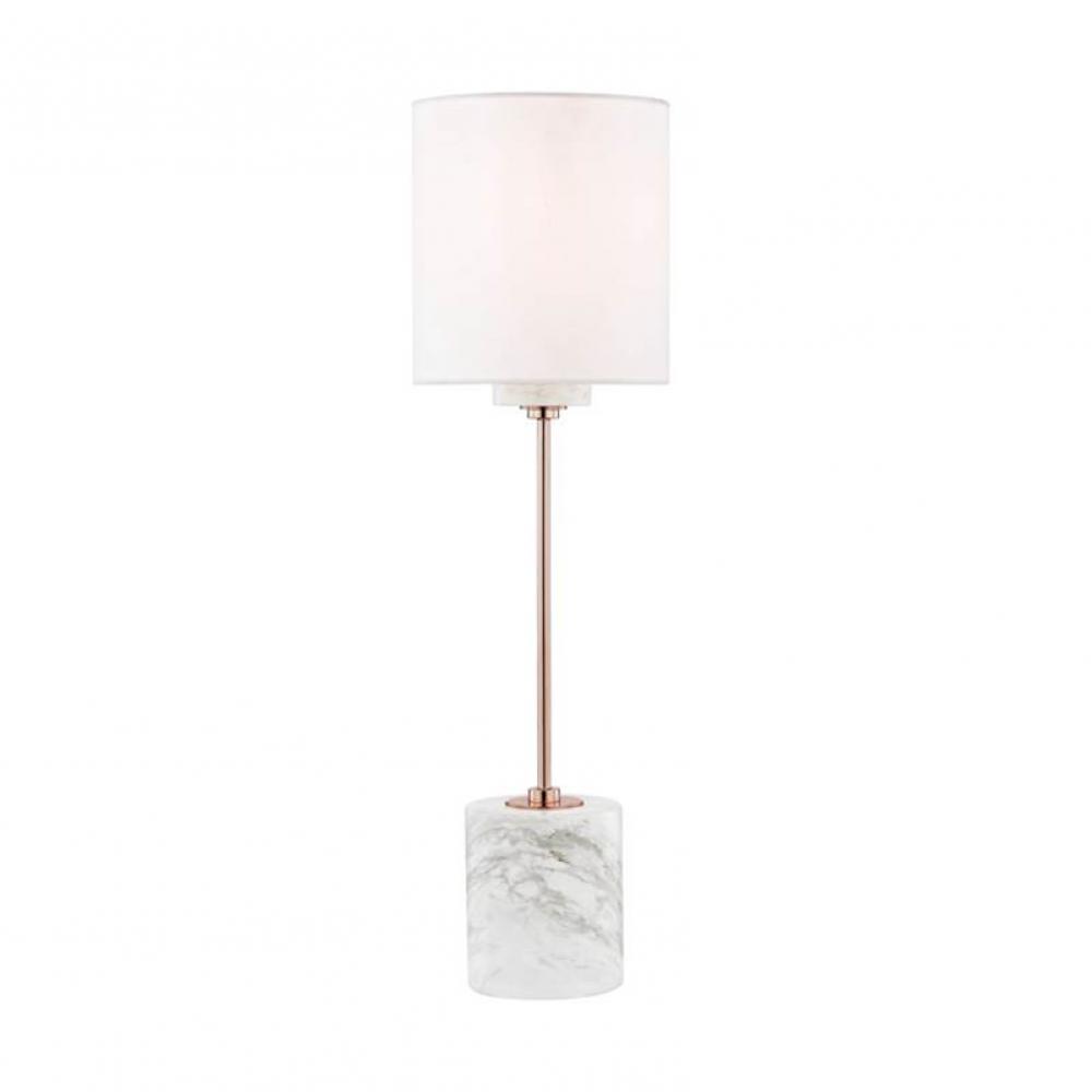 1 LIGHT TABLE LAMP WITH A MARBLE