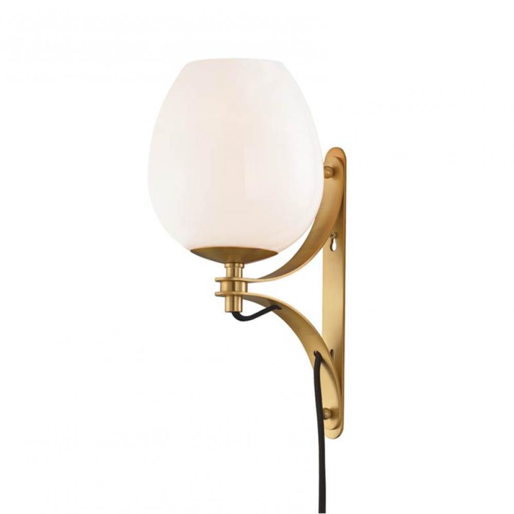 1 LIGHT WALL SCONCE WITH