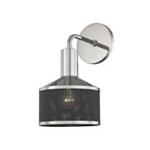 Mitzi H119101-PN/BK - 1 LIGHT WALL