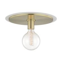 Mitzi H137501L-AGB/WH - 1 LIGHT LARGE FLUSH