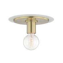 Mitzi H137501S-AGB/WH - 1 LIGHT SMALL FLUSH