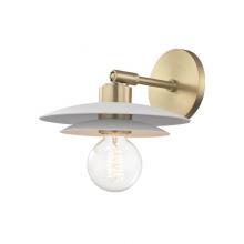 Mitzi H175101S-AGB/WH - 1 LIGHT SMALL WALL