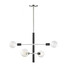 Mitzi H178804-PN/BK - 4 LIGHT