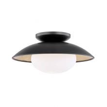 Mitzi H368601M-BLK/GL - 1 LIGHT MEDIUM SEMI