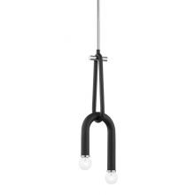 Mitzi H382702-PN/BK - Wilt 2 Light