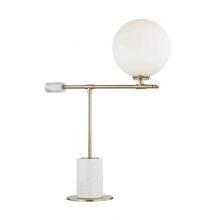Mitzi HL152201-AGB - 1 LIGHT TABLE LAMP WITH A MARBLE