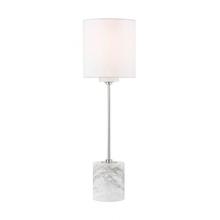 Mitzi HL153201-PN - 1 LIGHT TABLE LAMP WITH A MARBLE