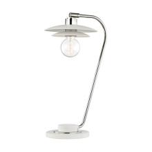Mitzi HL175201-PN/WH - 1 LIGHT TABLE LAMP WITH A CONCRETE