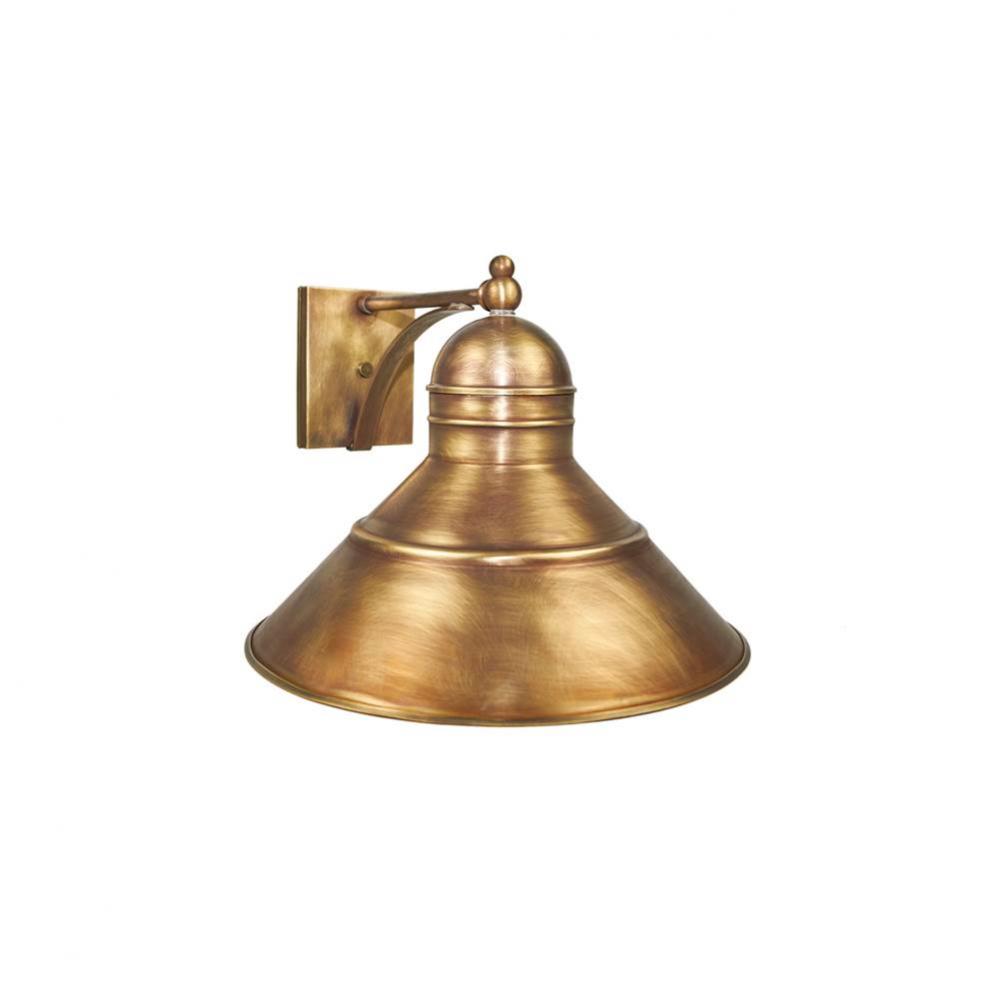 Barn Wall Antique Brass Medium Base Socket