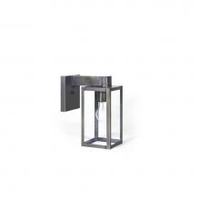 Northeast Lantern 10517-DB-MED-CLR - Uptown Small Wall Dark Brass Medium Base Socket Clear Glass