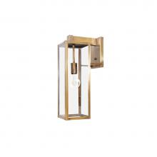 Northeast Lantern 10527-AB-MED-CLR - Uptown Medium Wall Antique Brass Medium Base Socket Clear Glass