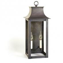 Northeast Lantern 11231-DAB-LT2-CLR - Wall Dark Antique Brass 2 Candelabra Sockets Clear Glass