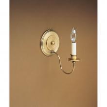 Northeast Lantern 120-DB-LT1 - Wall Sconce 1 J-Arm Dark Brass 1 Candelabra Socket Eggshell Shade