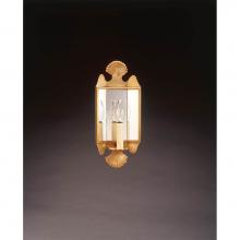 Northeast Lantern 126-VG-LT1-PM - Mirrored Wall Sconce Crimp Top And Bottom Verdi Gris 1 Cnadelabra Socket Plain Mirror