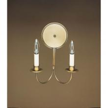 Northeast Lantern 144-DAB-LT2 - Wall Sconce 2 J-Arms Dark Antique Brass 2 Candelabra Socket