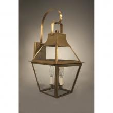 Northeast Lantern 2247-DB-LT3-CLR - Bracket Wall Dark Brass 3 Candelabra Sockets Clear Glass