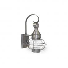 Northeast Lantern 2511-DB-MED-CLR - Caged Onion Wall Dark Brass Medium Base Socket Clear Glass