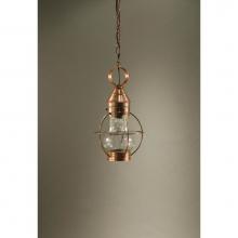Northeast Lantern 2722-DAB-MED-OPT - Caged Pear Hanging Dark Antique Brass Medium Base Socket Optic Glass