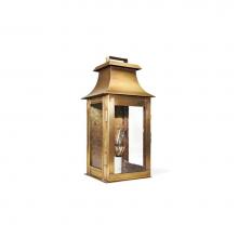 Northeast Lantern 5611-AB-LT1-CSG - Pagoda Wall Antique Brass 1 Candelabra Socket Clear Glass