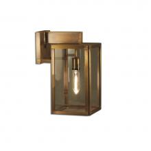 Northeast Lantern 7517-DB-MED-CLR - Midtown Small Wall Bracket Dark Brass Medium Base Socket Clear Glass