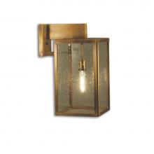 Northeast Lantern 7527-DB-MED-CSG - Midtown Medium Wall Bracket Dark Brass Medium Base Socket Clear Seedy Glass