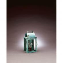 Northeast Lantern 8011-DB-MED-CLR - Culvert Top Wall Dark Brass Medium Base Socket Clear Glass