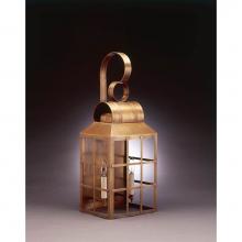 Northeast Lantern 8141-DB-LT2-CLR - Culvert Top H-Bars Wall Dark Brass 2 Candelabra Sockets Clear Glass