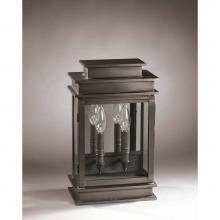 Northeast Lantern 8811-DB-LT2-CSG-PM - Wall Dark Brass 2 Candelabra Sockets Clear Seedy Glass Plain Mirror