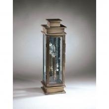 Northeast Lantern 8931-DAB-LT1-CSG-PM - Wall Dark Antique Brass 1 Candelabra Socket Clear Seedy Glass Plain Mirror