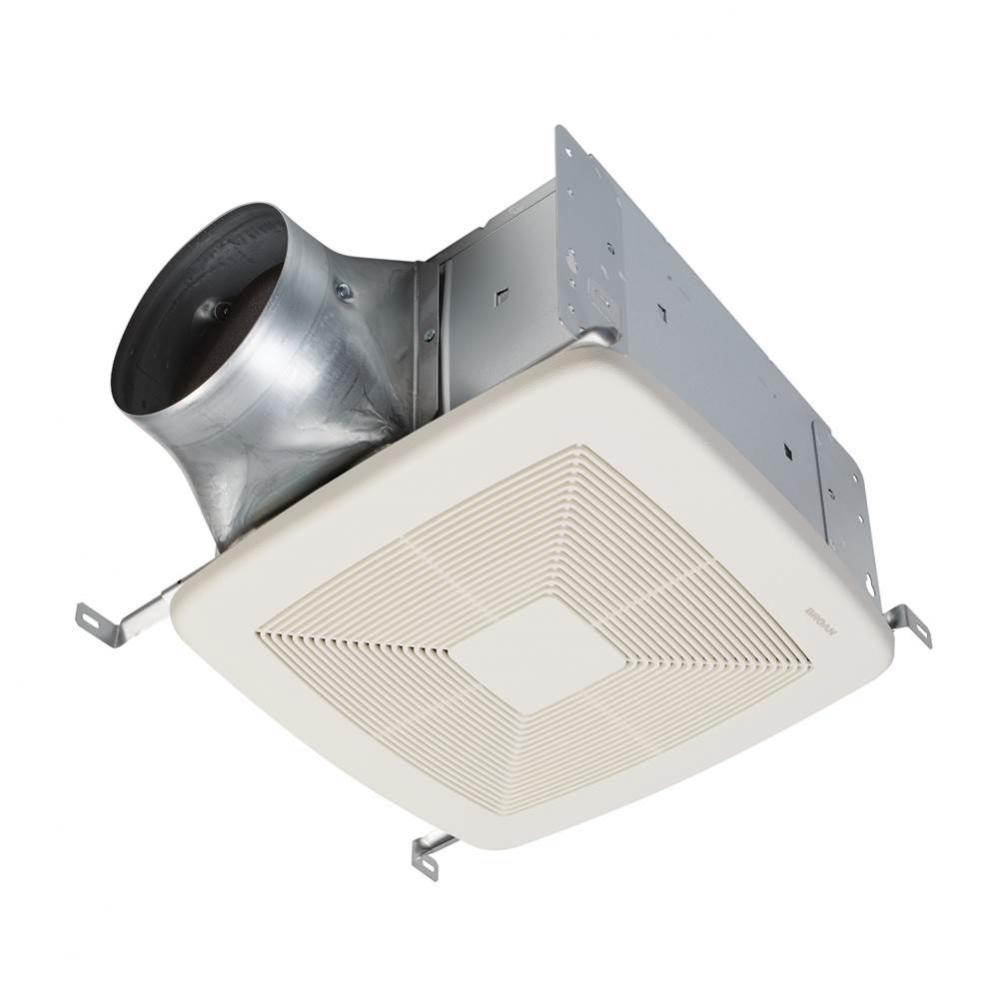 Broan QT DC Series 110-130-150 Selectable cfm Ventilation fan, <0.3-0.4-0.7 Sones, Energy Star