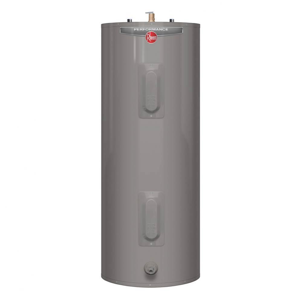 PERFORMANCE electric water heaters feature dual copper heating elements and a six-year warranty