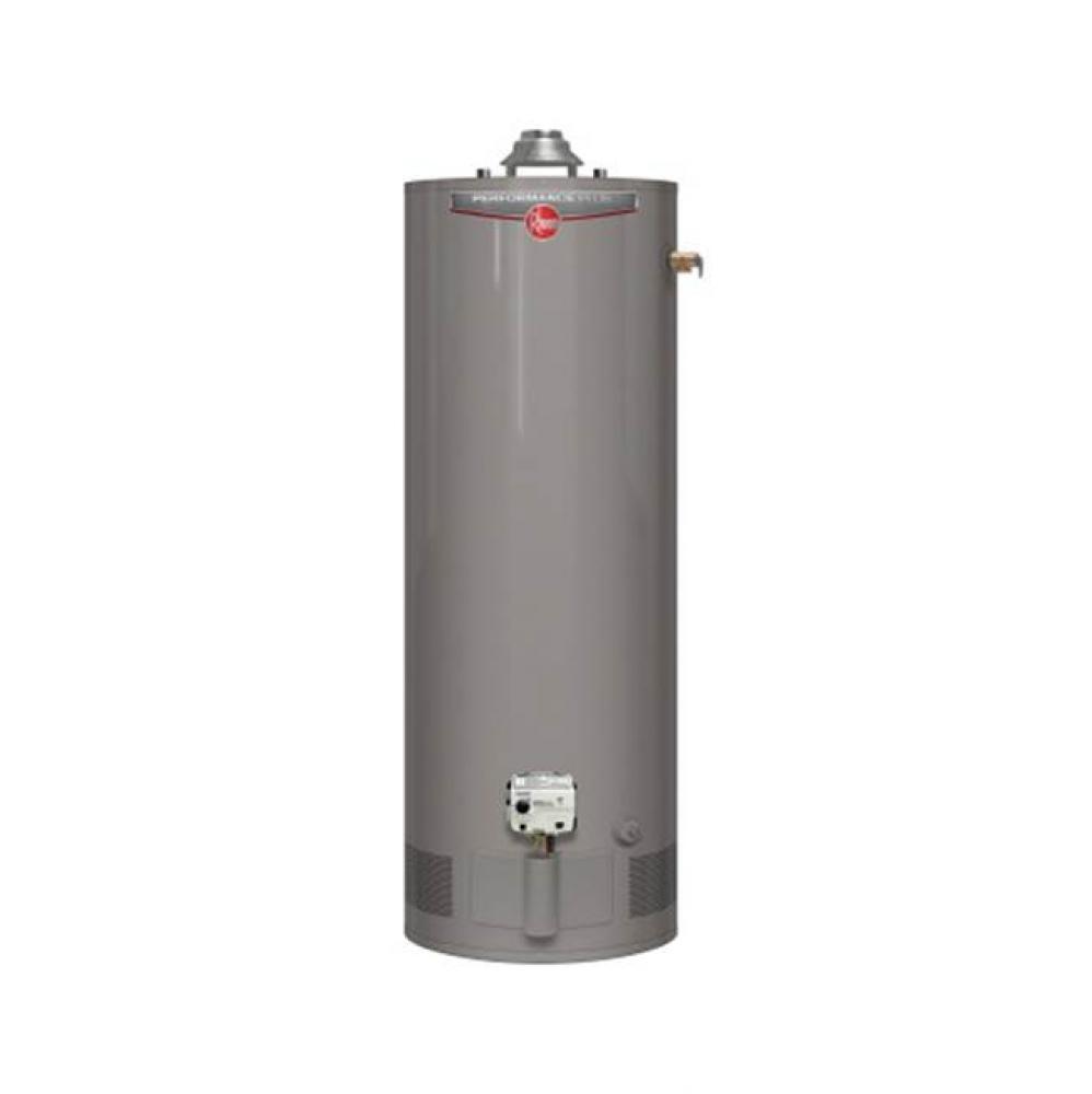 Performance Plus Atmospheric 50 Gallon Propane Gas Water Heater with 9 Year Limited Warranty