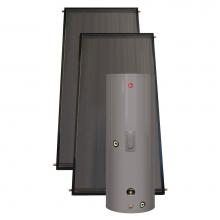 Rheem 604534 - SolPak Featuring Gas Assist Heat Exchange Tank 75 Gallon Natural Gas Solar Water Heater with 6 Yea