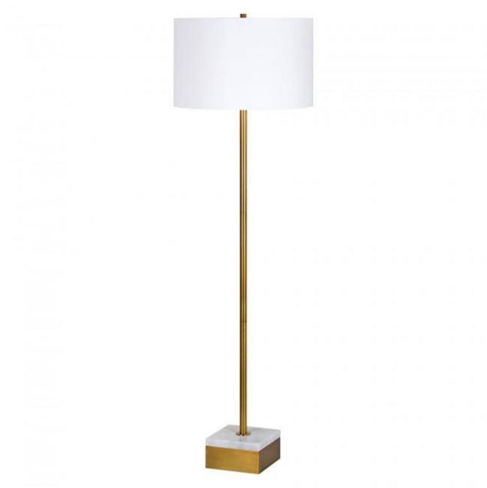 Visionary Floor Lamp - OAH: 61''H – Shade: 10''H x Dia - 20''
