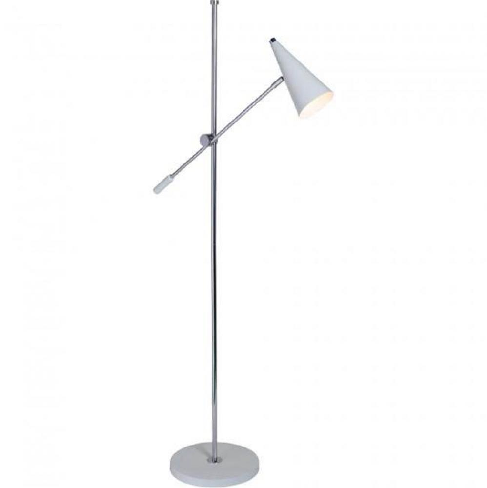 Malvern Floor Lamp - OAH: 60''H ? Shade: 9''H x Dia -