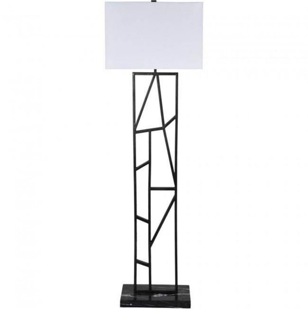 Quin Floor Lamp - OAH: 29''H – Shade: 10''H x Dia - 16''