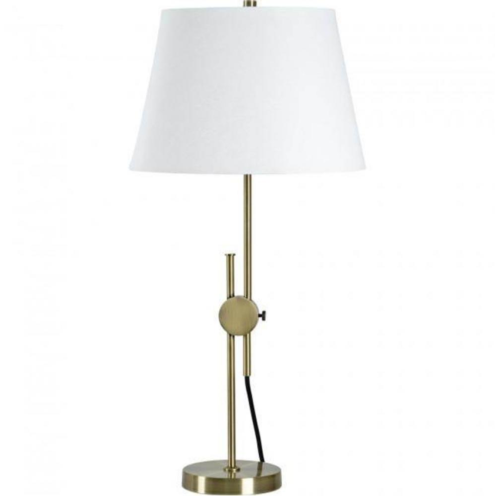 Carswell Taple Lamp - OAH: 22''H ? Shade: 10''H x Dia -