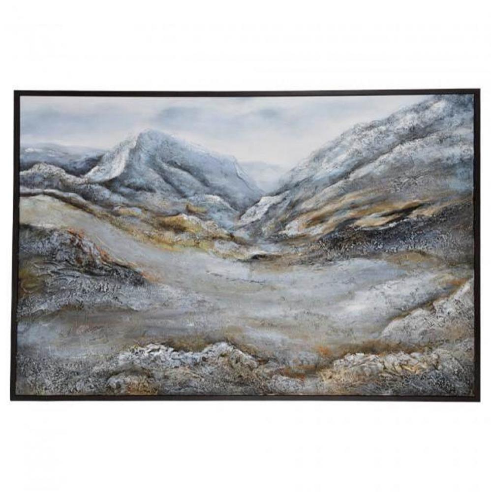 Winter Ridge Painting - W:60'' x H:40'' x