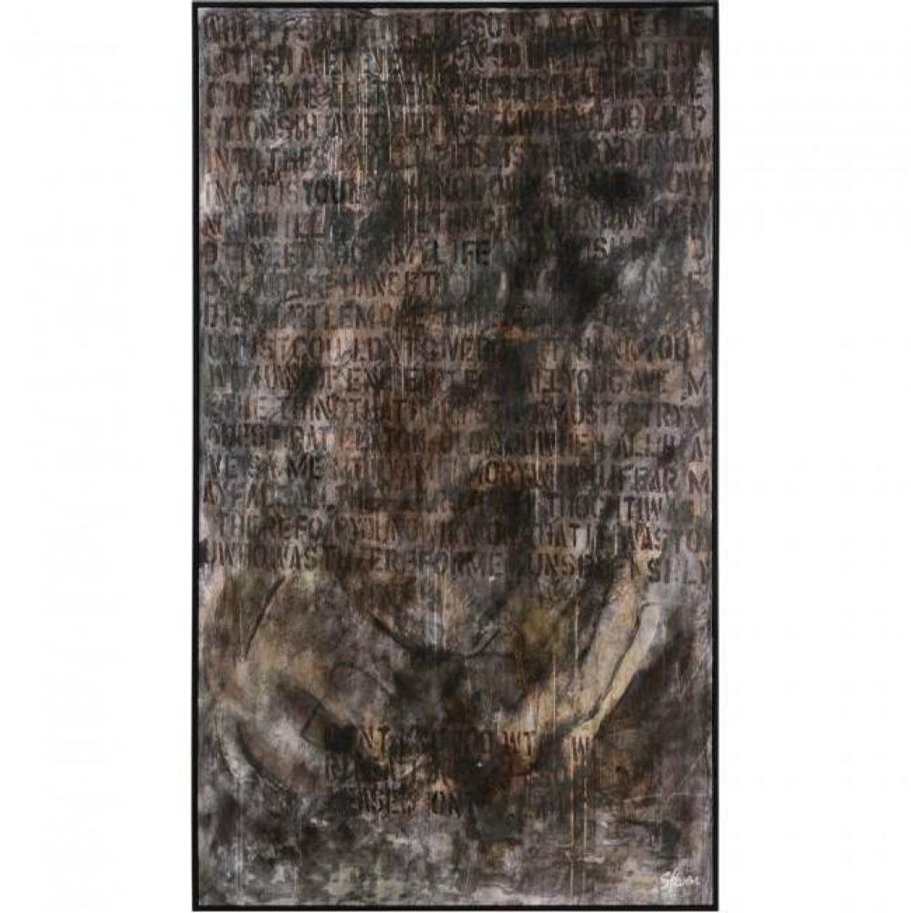 Studio Line  -  Don''T Leave Painting - 70''H x 40''W x 2'&apos