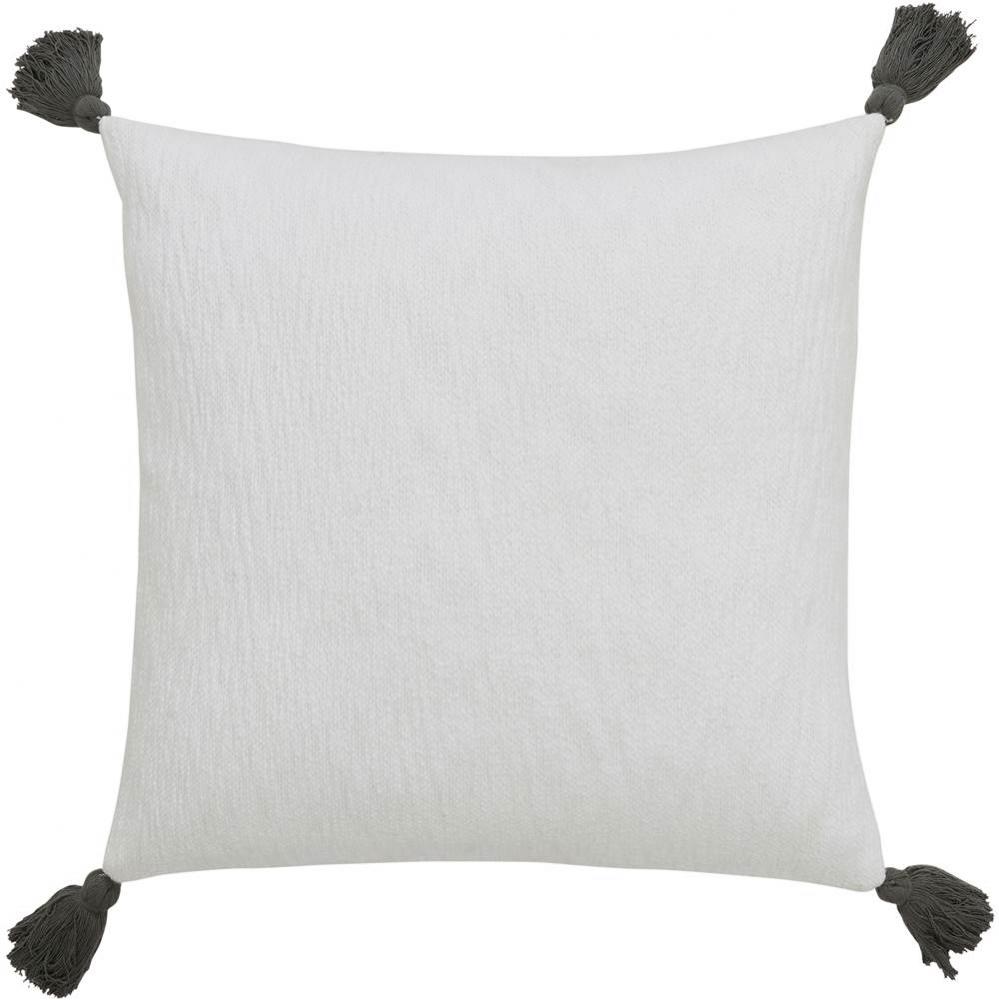 Solid with Tassel Corners Pillow