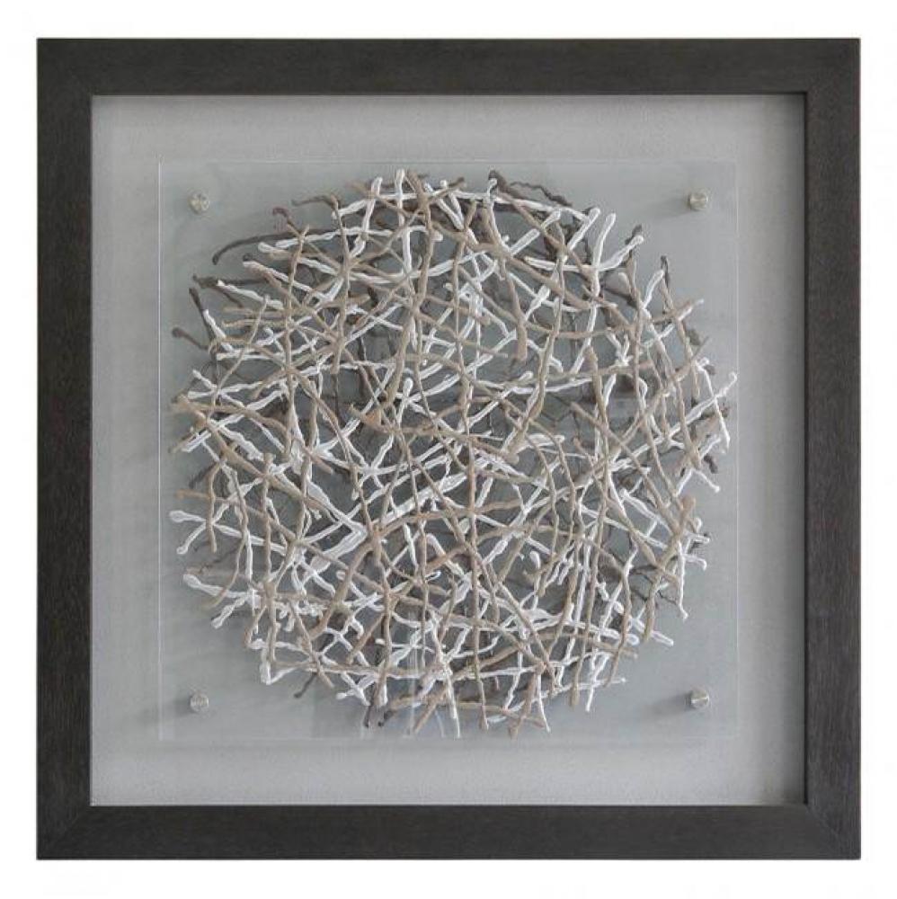 Webbed Alternative Wall Decor - W:34'' x H:34''