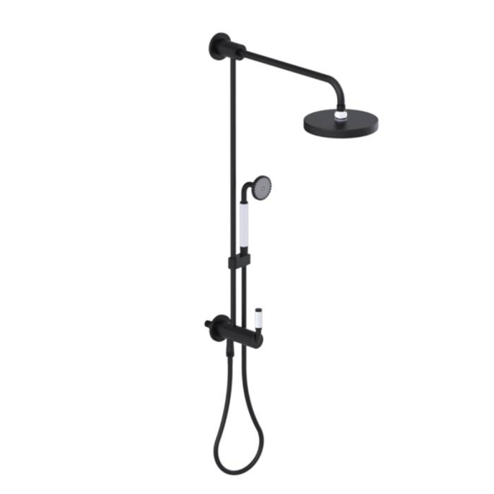 Inlet at Diverter. Includes 8'' Shower Head, 16'' Shower Arm, 30'' A