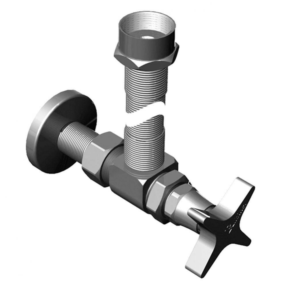 Toilet Supply Kit Contemporary Exposed Includes: 9Asv2 (X1) Shut-Off, 9Cft1 (X1) Flextube,9Bsl1 (X