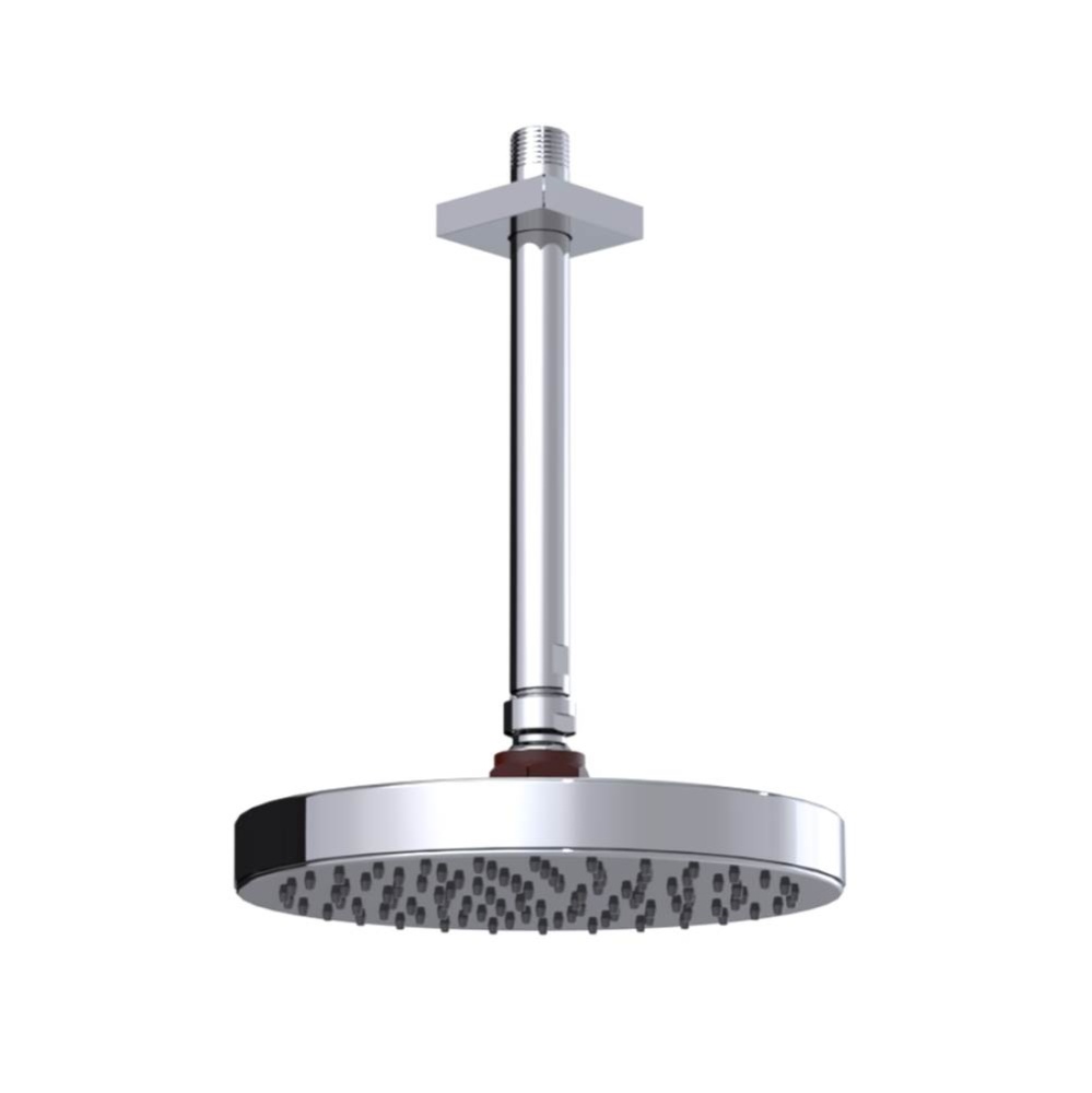 8'' Ceiling Mount Shower Head with Shower Arm & Flange