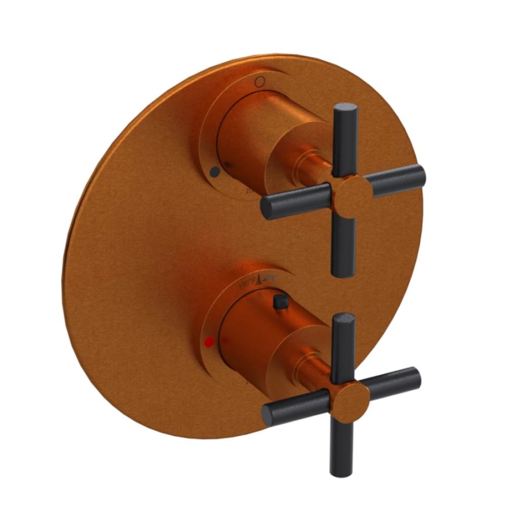 Temperature Control Valve with Stops & Two Way Diverter with Shut-Off (Trim Only)