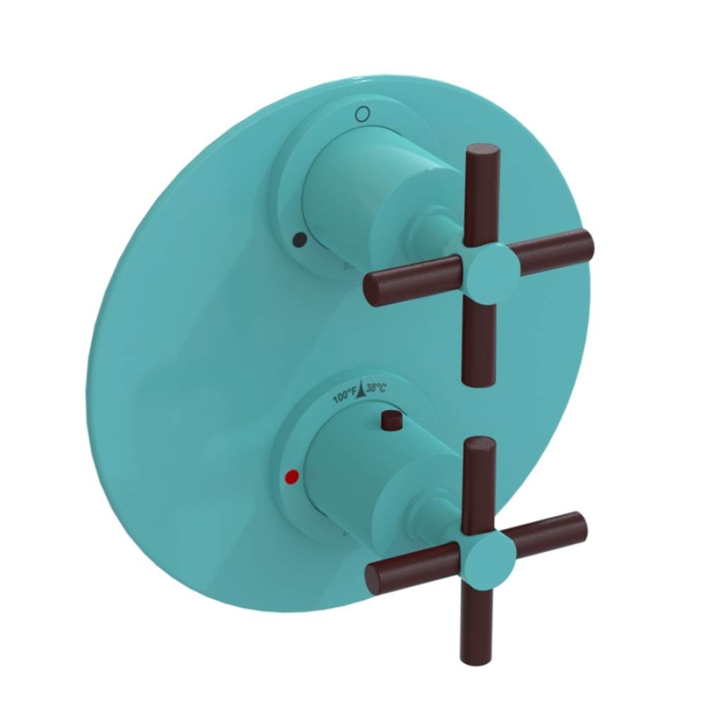 Temperature Control Valve with Stops & Two Way Diverter with Shut-Off (Trim Only)