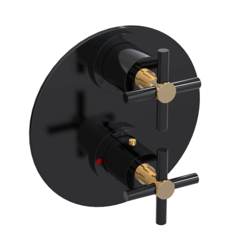 Temperature Control Valve with Stops & Two Way Diverter with Shut-Off (Trim Only)