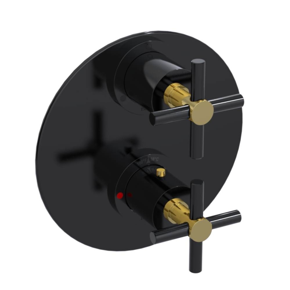 Temperature Control Valve with Stops & Two Way Diverter with Shut-Off (Trim Only)
