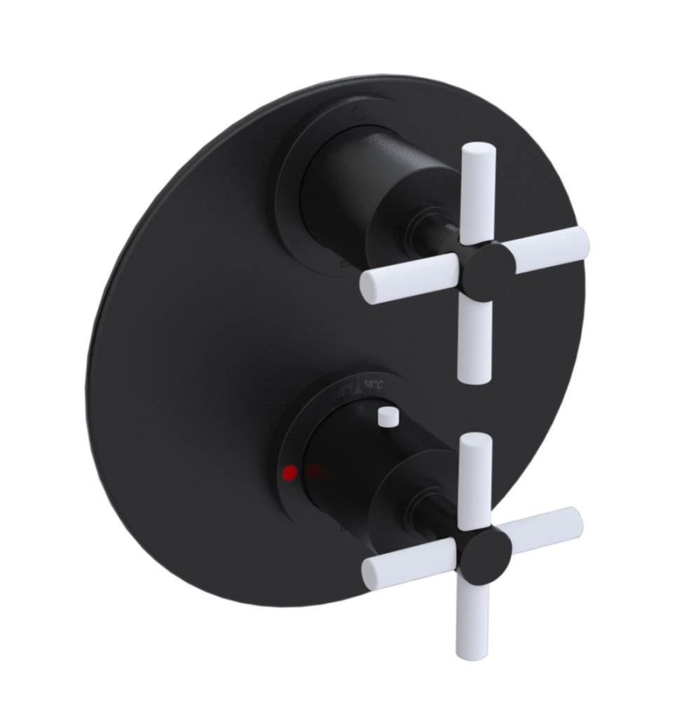 Temperature Control Valve with Stops & Two Way Diverter with Shut-Off (Trim Only)