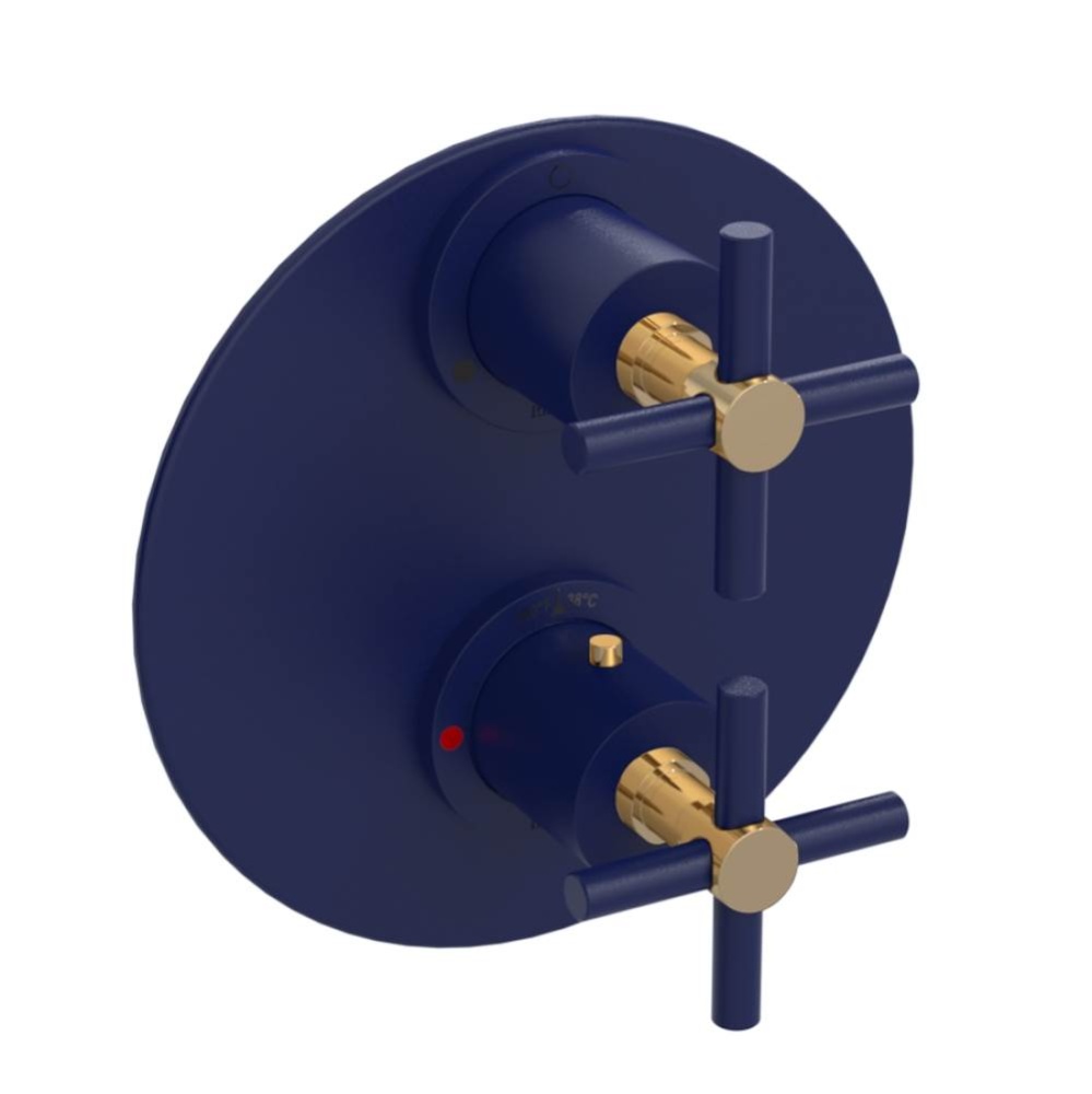 Temperature Control Valve with Stops & Two Way Diverter with Shut-Off (Trim Only)